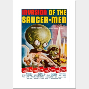 Invasion of the Saucer Men Posters and Art